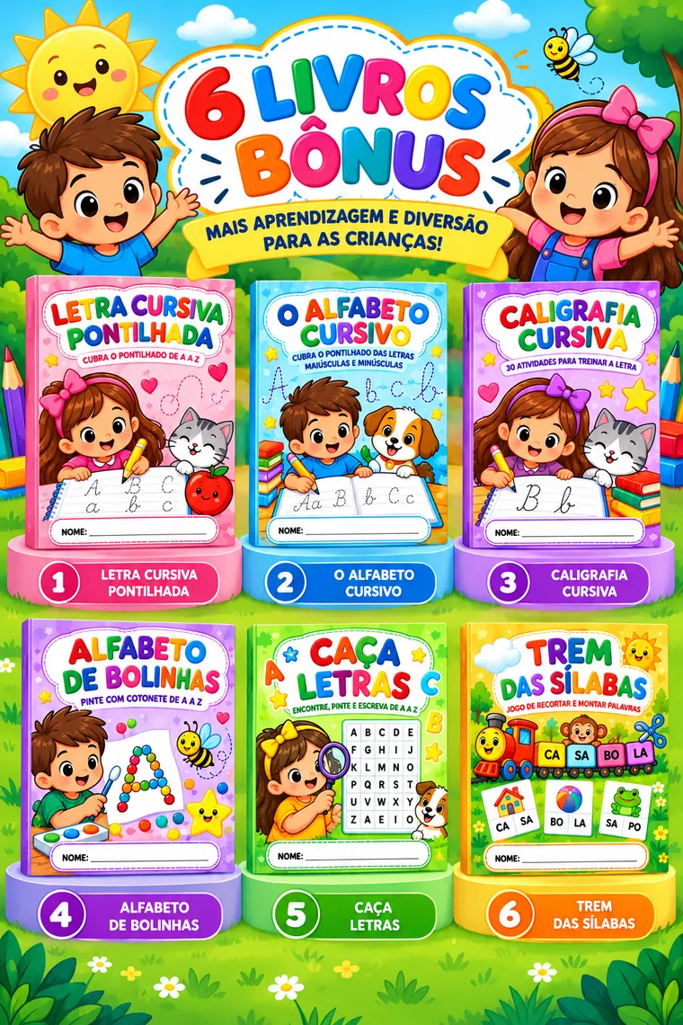 Caderninho de Leitura e os 6 livros bônus